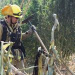 Fire crews gain ground on stubborn California wildfire