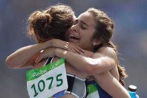 Winning isn’t everything: Runners capture Olympic spirit