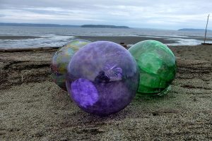 Hunt for glass floats or make your own during the Schack Art Center’s Fresh Paint festival