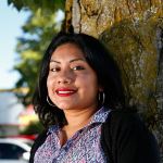 Griselda Guevara-Cruz, a 2007 Mariner High School graduate, will leave Everett Friday for a year-long graduate fellowship with the Congressional Hispanic Caucus Institute in Washington, D.C. Guevara-Cruz, who earned a master&rsquo;s degree from the University of Texas at Austin, will focus on secondary education during her fellowship. (Dan Bates/The Herald)