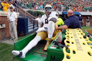 History shows college QBs vulnerable to early season injuries