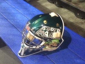 Everett G Mario Petit recently got a new helmet