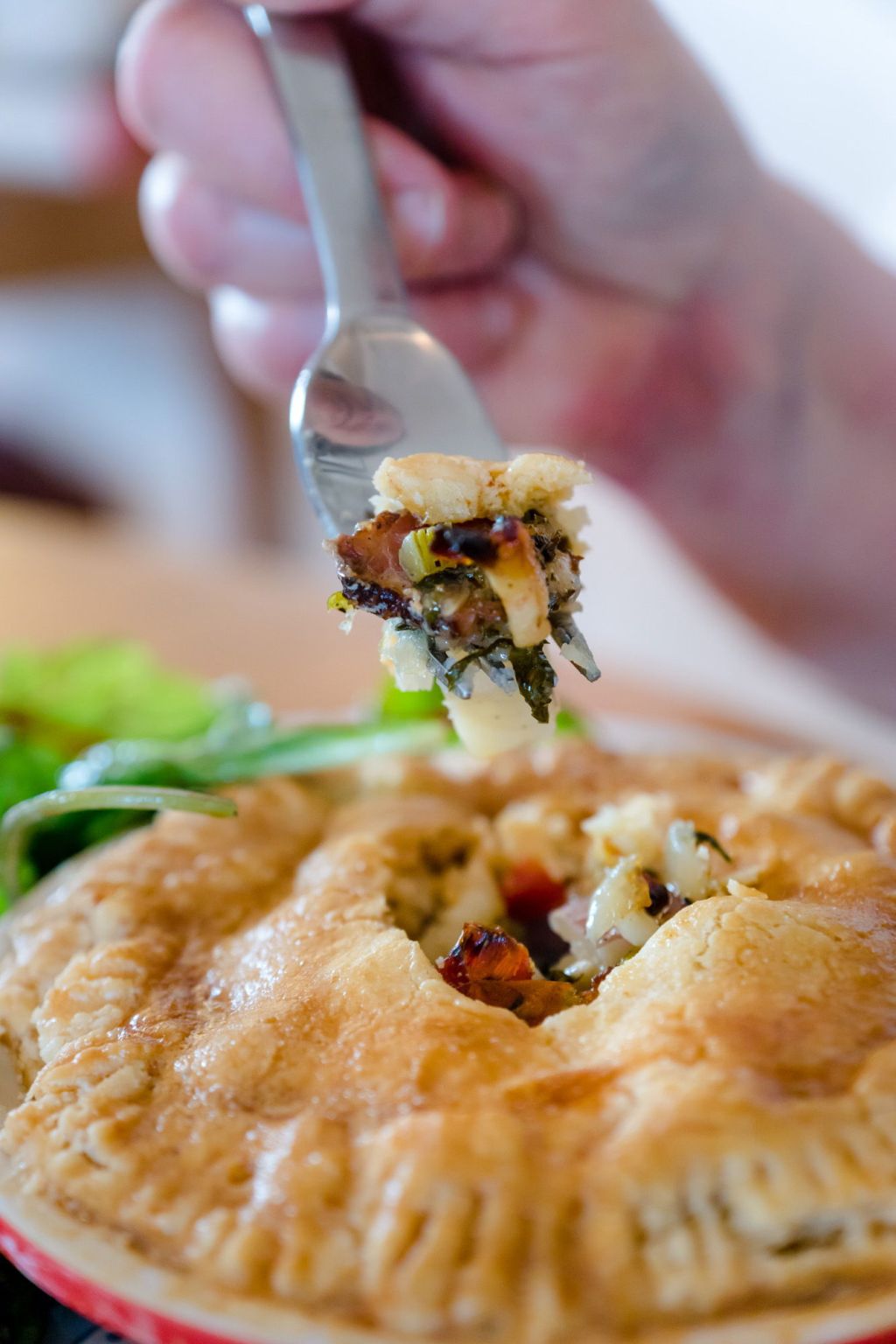 This savory pie is like a clam chowder pot pie &mdash; a dish that speaks to the culinary heart of any true Pacific Northwesterner.