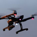 A visitor to American Legion Memorial Park in Everett flies a Yuneec Q500+ Typhoon drone at the northwest corner of the bluff overlooking the Snohomish River delta on a recent, warm evening.