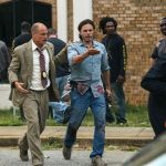 Woody Harrelson and Casey Affleck in a scene from &ldquo;Triple 9.&rdquo;