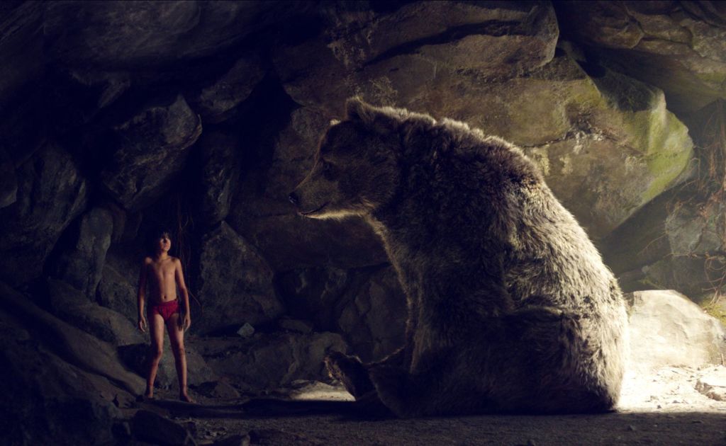 Mowgli, the man-cub, makes friends with Baloo the bear in &ldquo;The Jungle Book.&rdquo;