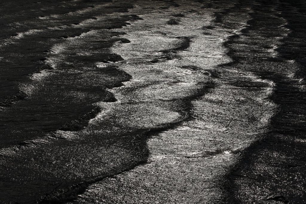 Sunlight reflects off of ripples in Fidalgo Bay in Anacortes near the Tommy Thompson Trail on Feb. 18.