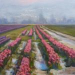 Everett painter Janet Hamilton displays work such as &ldquo;Lifting Fog&rdquo; through April 10 at the Rexville Grange.