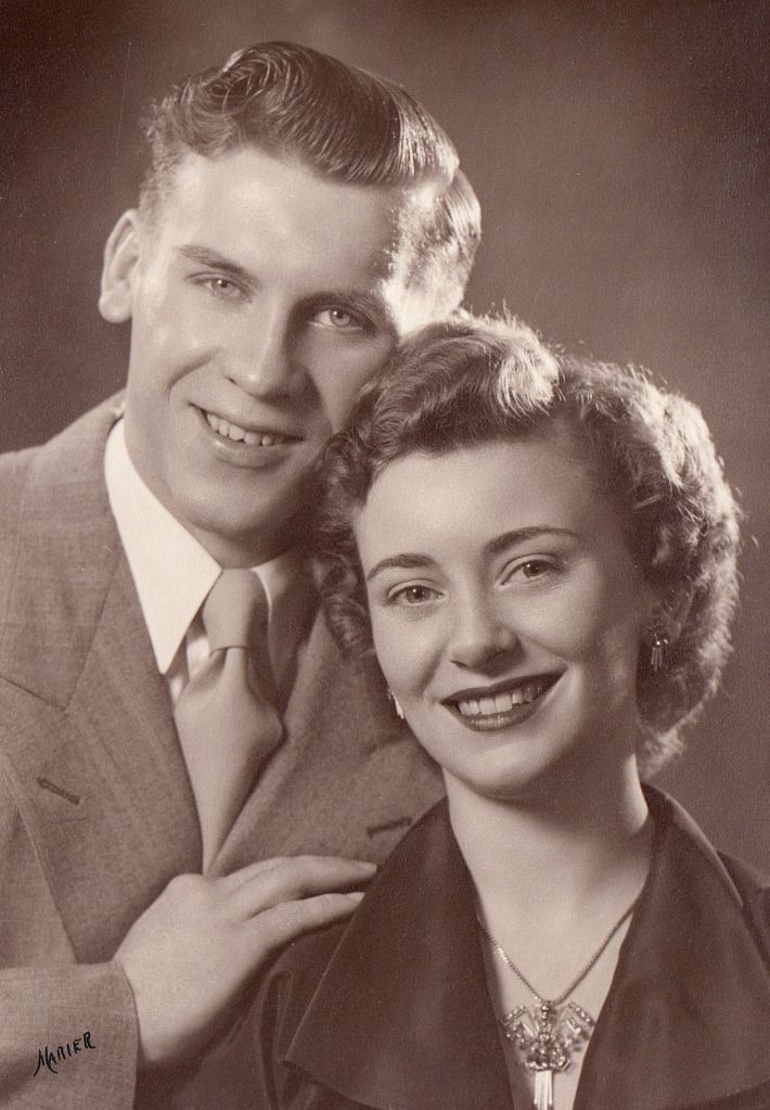 Frank and Nancy Roesler&rsquo;s engagement photo.