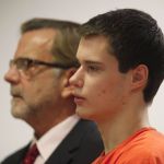Colton Harris-Moore (right) in Island County Superior Court in Coupeville in 2011.