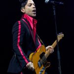 In this Nov. 14, 2010, photo, Prince performs in Yas Island, on the final night of the F1 motor race meeting in Abu Dhabi, United Arab Emirates.