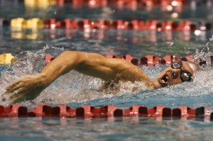 Jackson&rsquo;s Jonathan Cook competes and finishes first in the 200 yard IM during the boys 4A swimming state finals on Saturday in Federal Way.