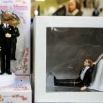 Various cake toppers decorate the shelves at Archie McPhee. (Kevin Clark / The Herald)