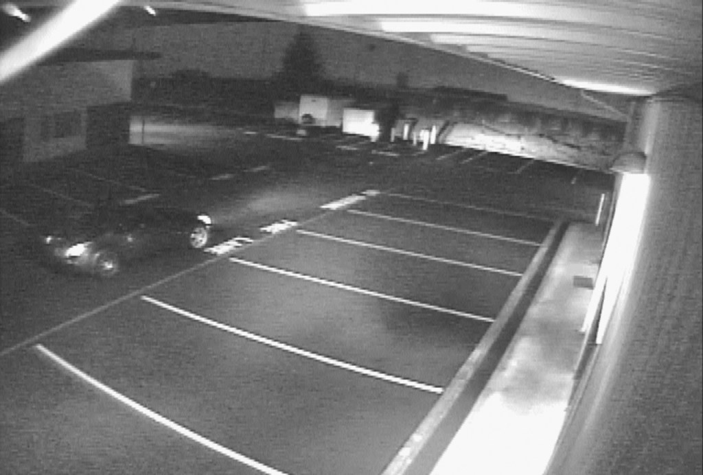 Surveillance cameras caught suspected scrap metal thieves at work Wednesday at a Mukilteo machine shop. (Terrene Inc.)