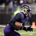 Washington&rsquo;s John Ross returns a punt against Arizona State in the first half of a game Oct. 25, 2014, in Seattle. (AP Photo/Elaine Thompson)