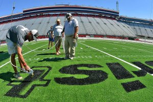 Bristol Motor Speedway transformed to host college football