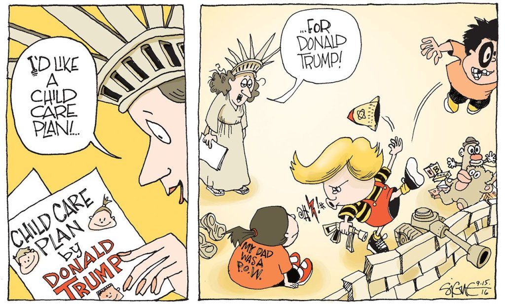 Editorial cartoons for Friday, Sept. 16