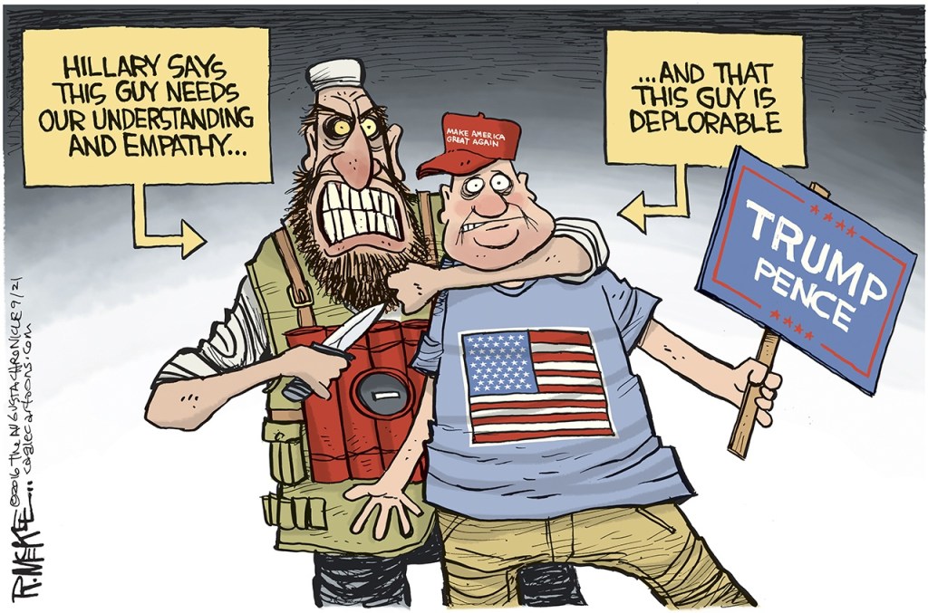 Editorial cartoons for Thursday, Sept. 22