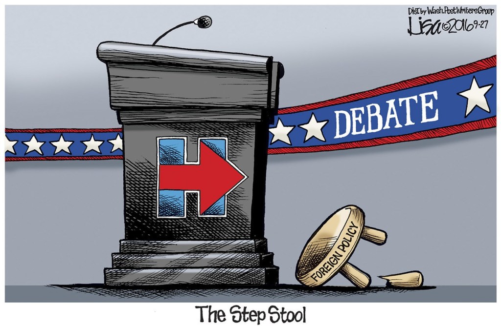 Editorial cartoons for Tuesday, Sept. 27