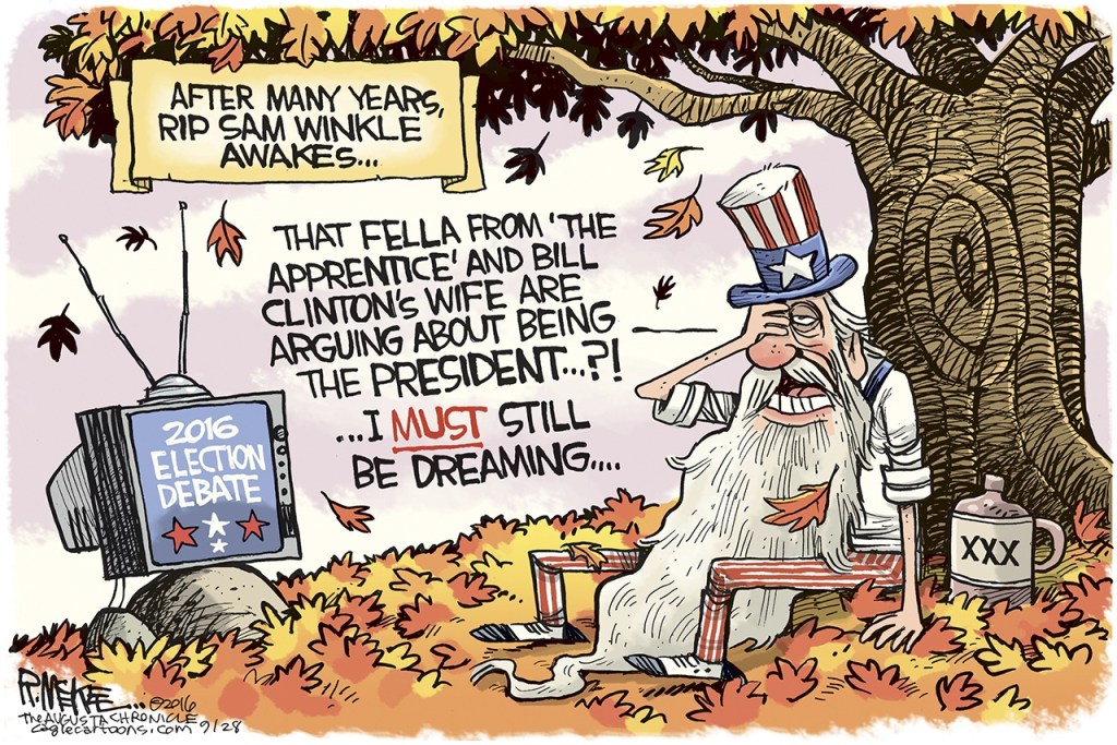 Editorial cartoons for Thursday, Sept. 29