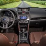 A Subaru Starlink multi-media system is new for 2016 in the Forester. The 2.0XT version&rsquo;s interior is shown here. (Manufacturer photo)