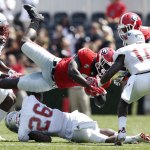 Georgia survives scare in Eason’s first start, tops Nicholls 26-24