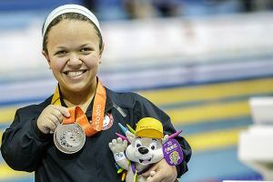 Paralympian swimmer is back on the road to Rio