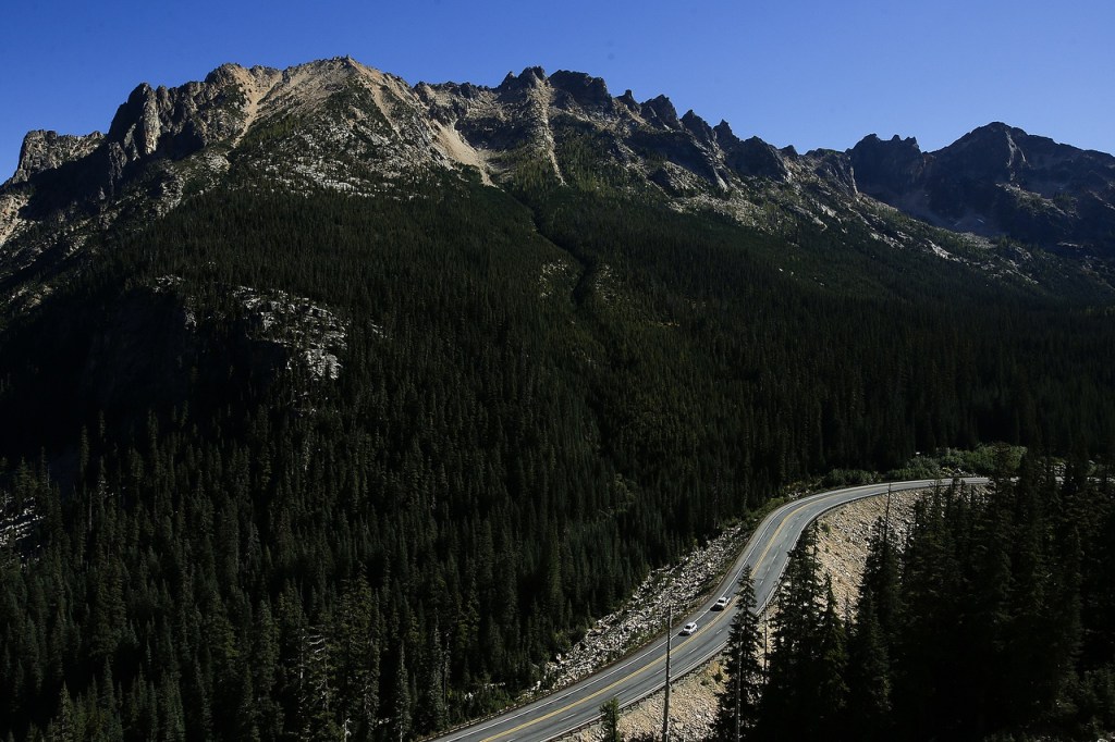 Ian Terry / The Herald                                Highway 20 wends its way through north-central Washington.