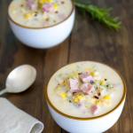 Corn chowder is a delicious comfort food, and frozen corn can make it come together quickly. (Rose McAvoy / For The Herald)