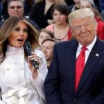 Republican presidential nominee Donald Trump and his wife, Melania Trump, appear on the NBC &ldquo;Today&rdquo; television program in New York on April 21. (AP Photo/Richard Drew, File)