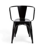 Tolix Black A97 Armchair ($285, abchome.com). (ABC Carpet & Home.)