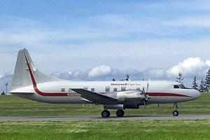 Honeywell’s last test aircraft leaves Paine Field