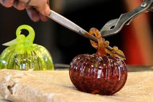See gorgeous glass gourds at the Schack through Sept. 25