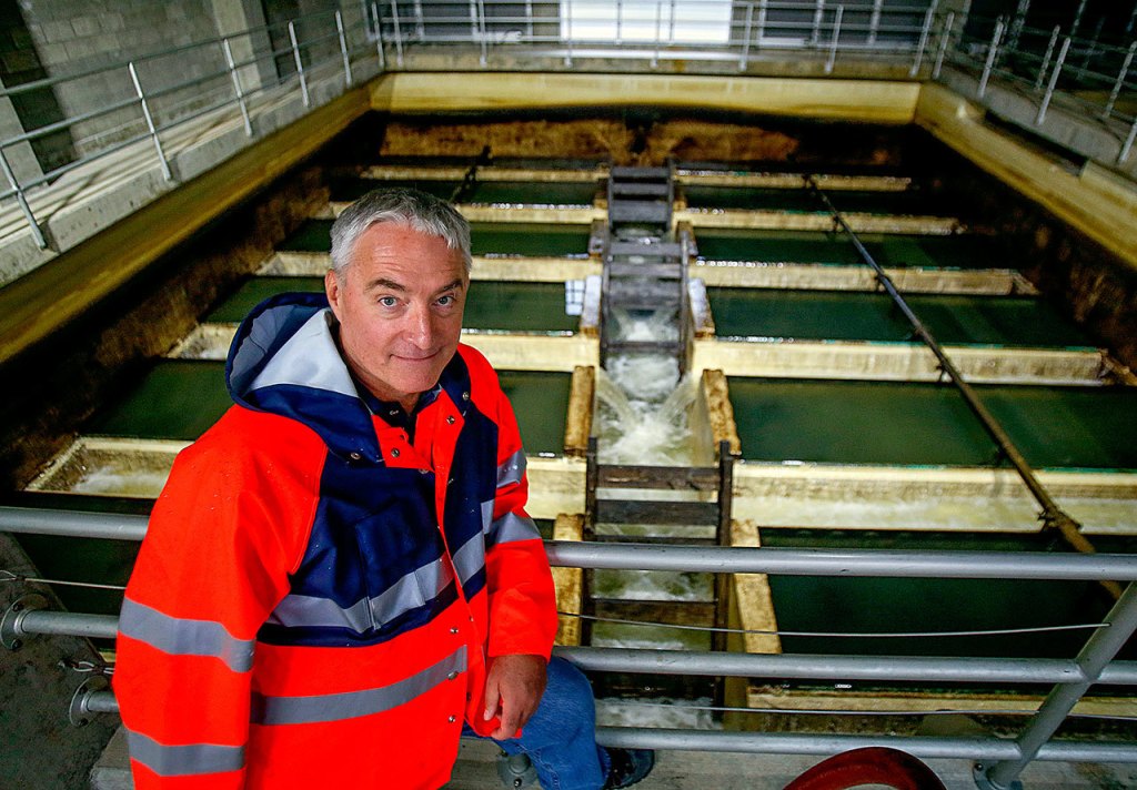 At the Everett city water facilities at Lake Chaplain, Mark Weeks is the chief water treatment plant operator, &ldquo;or,&rdquo; he says, &ldquo;plant manager.&rdquo; (Dan Bates / The Herald)