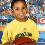 University of Washington running back Myles Gaskin shown as a child playing basketball for the Alderwood Boys and Girls Club in Lynnwood. (Gaskin family photo)