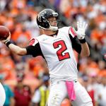 Quarterback Matt Ryan (2) and the 4-1 Atlanta Falcons play the Seahawks on Sunday in Seattle. (AP Photo/Joe Mahoney)