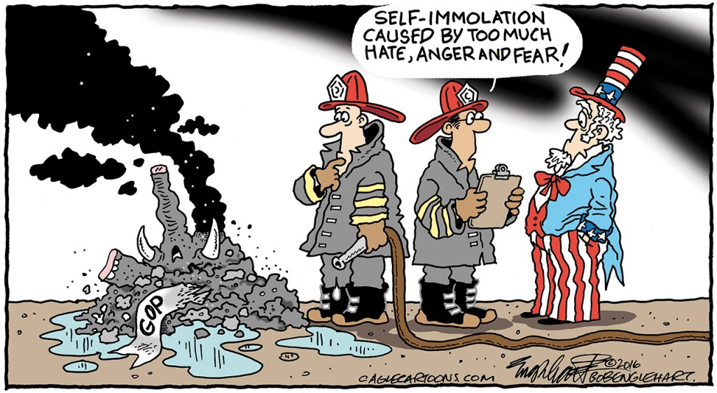 Editorial cartoons for Saturday, Oct. 15