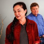 Susi Bryant (left) holds classes in dispute resolution for prisoners at the Monroe Correctional Complex. Assisting her is longtime volunteer Terrence Connor. (Dan Bates / The Herald)