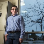 Kamiak High School junior Joey Schafer recently became one of only 10 students in the world to ace the AP Computer Science exam. In other words, he fell into the 0.02 percentile of all students who took the difficult test. (Ian Terry / The Herald)