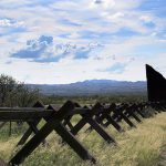 This Sept. 20 photo shows the Arizona border with Mexico in Nogales, Arizona. (AP Photo/Astrid Galvan)