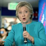 Democratic presidential candidate Hillary Clinton speaks to volunteers at a campaign office in Seattle on Oct. 14. (AP Photo/Andrew Harnik, File)