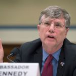 Undersecretary of State for Management Patrick Kennedy testifies on Capitol Hill in Washington on Sept. 8. (AP Photo/Molly Riley, File)