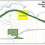 This map shows the Curtis property. (Courtesy of Forterra)