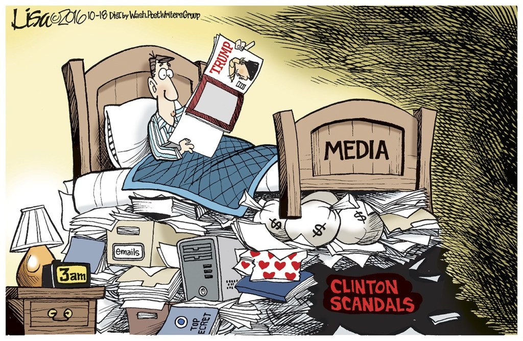 Editorial cartoons for Wednesday, Oct. 19