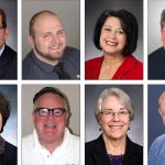 Top L-R: Strom Peterson, Alex Hels, Lillian Ortiz-Self, Jeff Scherrer. Bottom L-R: Cindy Ryu, Alvin Rutledge, Ruth Kagi, David Schirle.