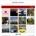 Check out our new reader photos page — and share yours