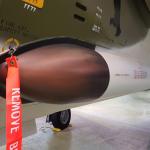 These lumps on the underside of the F-105G &ldquo;Wild Weasel&rdquo; hold electronic countermeasures, used to jam and warp surface-to-air missile signals. (Flying Heritage Collection)