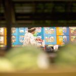 A shopper browses the cereal section at an Aldi food market in Inglewood, California. Sales of cold and hot cereals combined are expected to total $10.6 billion this year, down 17 percent from $12.7 billion in 2009, the research firm IbisWorld estimates. (Gina Ferazzi/Los Angeles Times)
