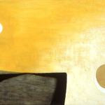 &ldquo;Yellow Night,&rdquo; an acrylic on canvas from 1961 by Clayton James is part of the &ldquo;Matched Makers; Northwest Artistic Couples&rdquo; show at the Museum of Northwest Art in La Conner. James died earlier this month.