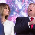 Melania Trump says she feels her husband was &ldquo;egged on&rdquo; by TV personality Billy Bush. (Los Angeles Times photo)